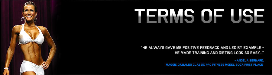 T.O. Trainer Terms Of Use